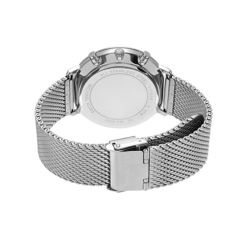 Michael Kors Mk8541 Men S Designer Silver Chronograph Watch -korean beauty