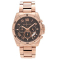 Michael Kors Mk8563 Men S Brecken Chronograph Rose Gold Watch -korean beauty
