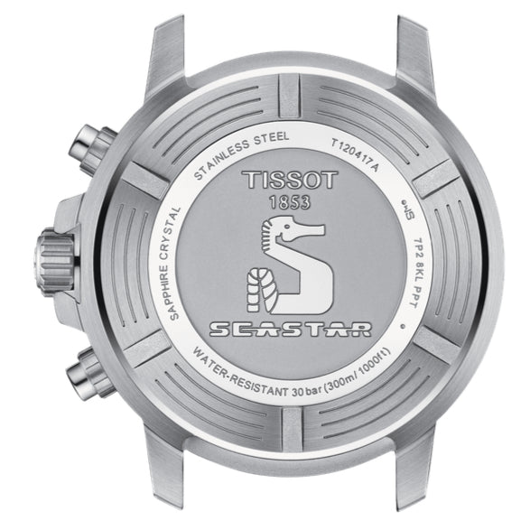 Tissot Seastar 1000 Chrono Mens Black Watch T120 417 17 081 01 -korean beauty