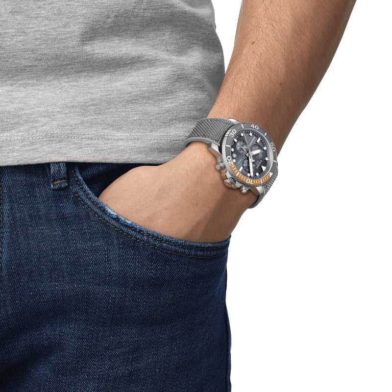 Tissot Seastar 1000 Chrono Mens Black Watch T120 417 17 081 01 -korean beauty