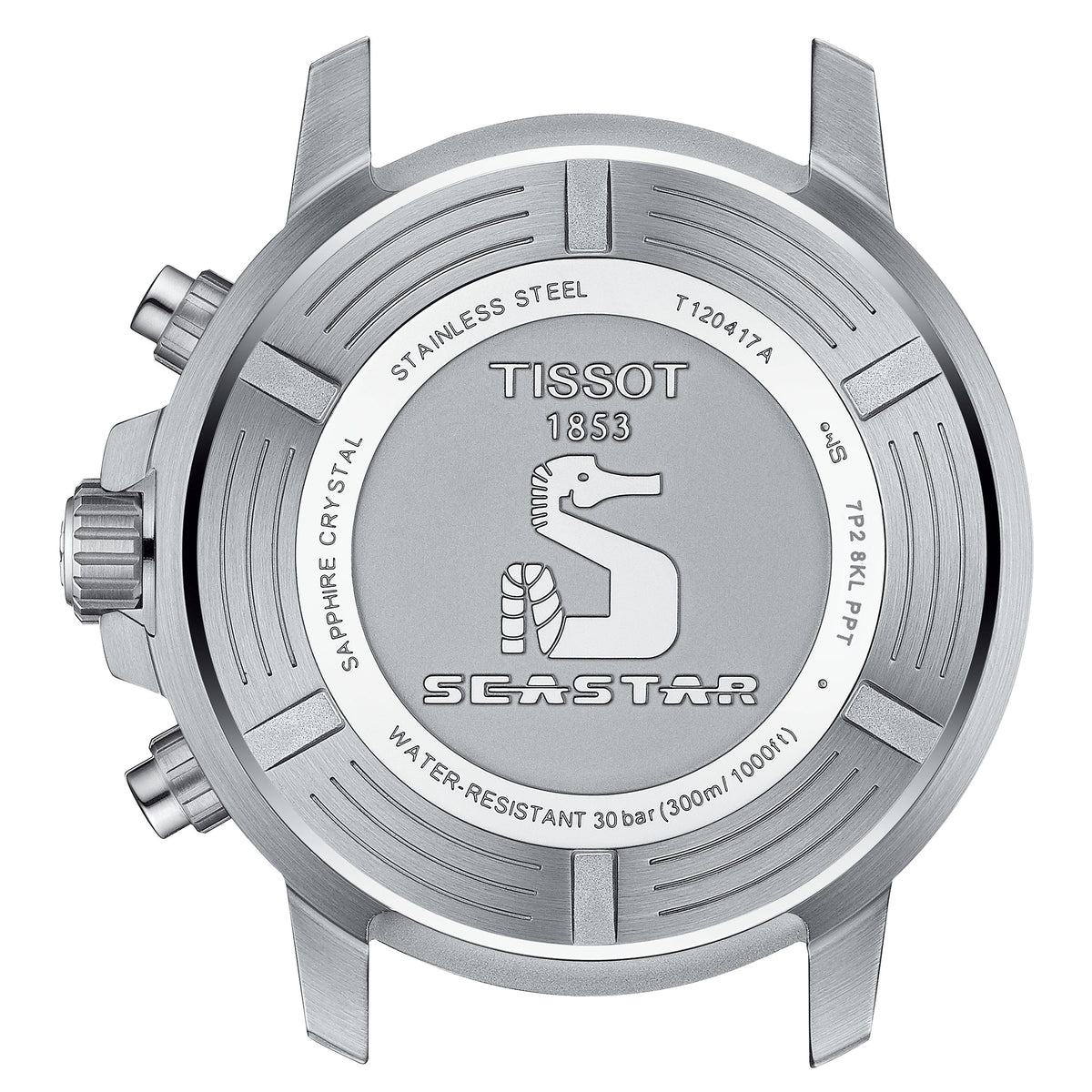 Tissot Seastar 1000 Chronograph Mens Blue Watch T120 417 17 041 00 -korean beauty