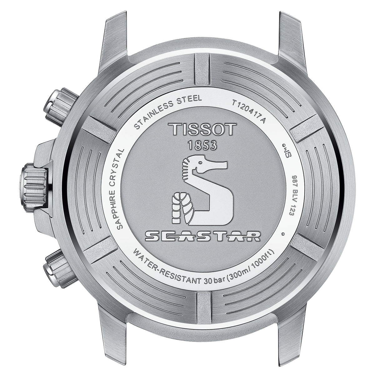 Tissot Seastar 1000 Quartz Chronograph Mens Graded Blue Watch T1204171104103 -korean beauty