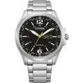Citizen Eco Drive Watch Men S Black Dial Aw0110 82e -korean beauty