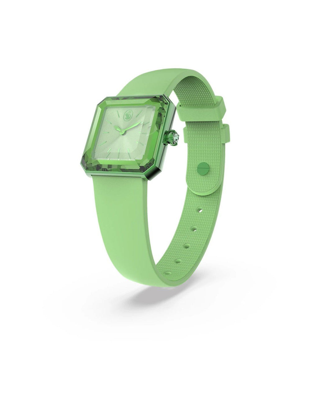 Swarovski Watch With Silicone Strap Green 5624379 -korean beauty