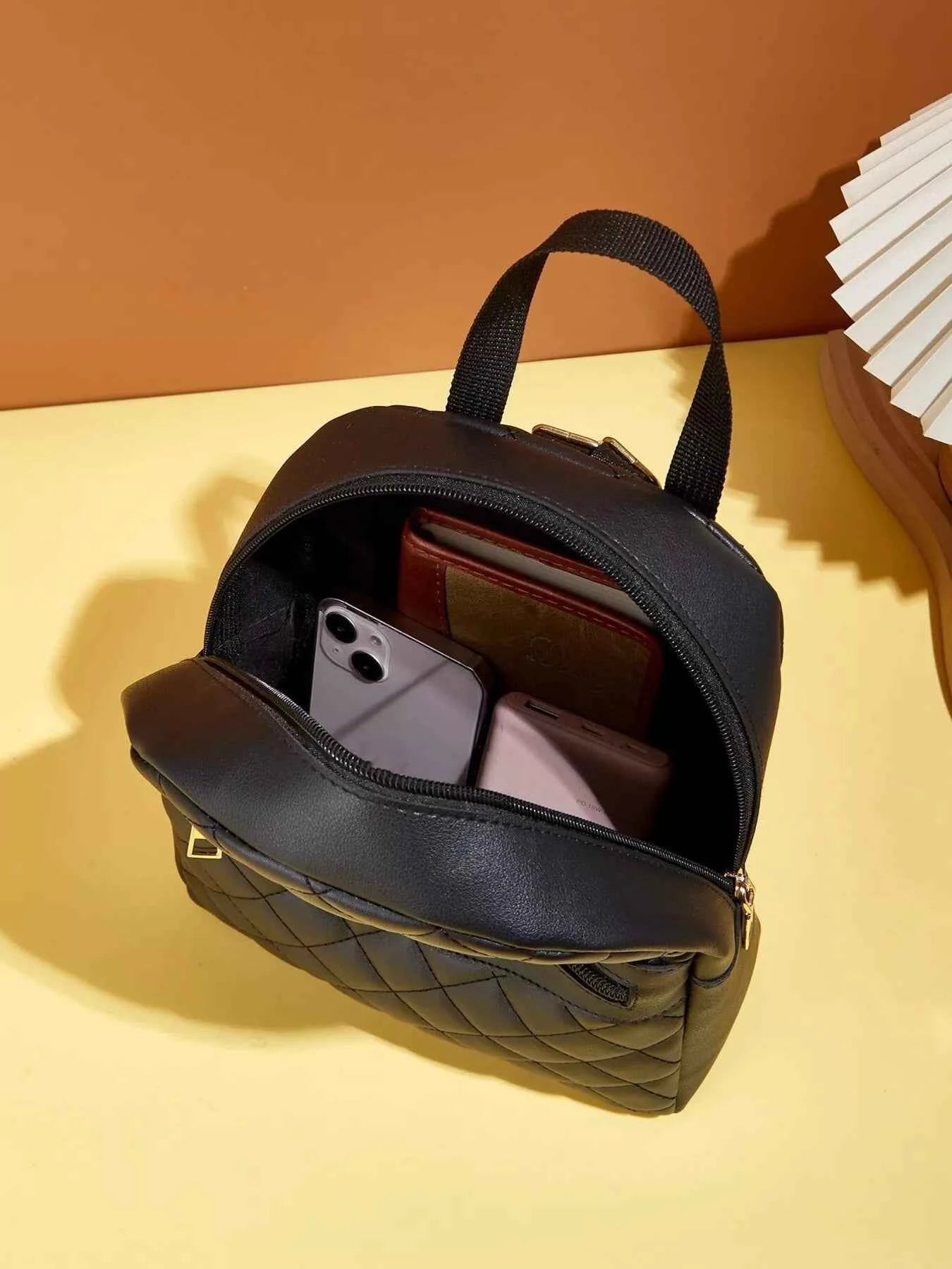 Quilted Lightweight Backpack Bag