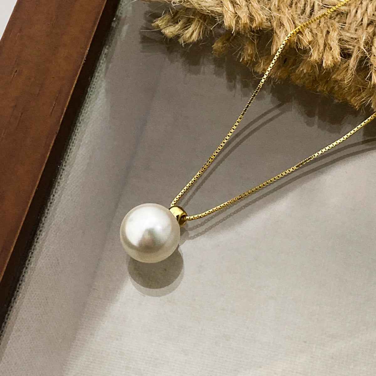 925 Sterling Silver Pearl Pendant Necklace