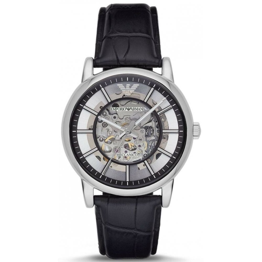 Emporio Armani Mens Meccanico Watch Ar1981 -korean beauty