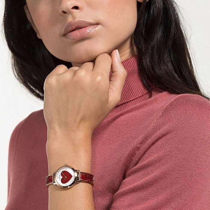 Swarovski Watch Cosmic Rock Red Heart 5483519 -korean beauty