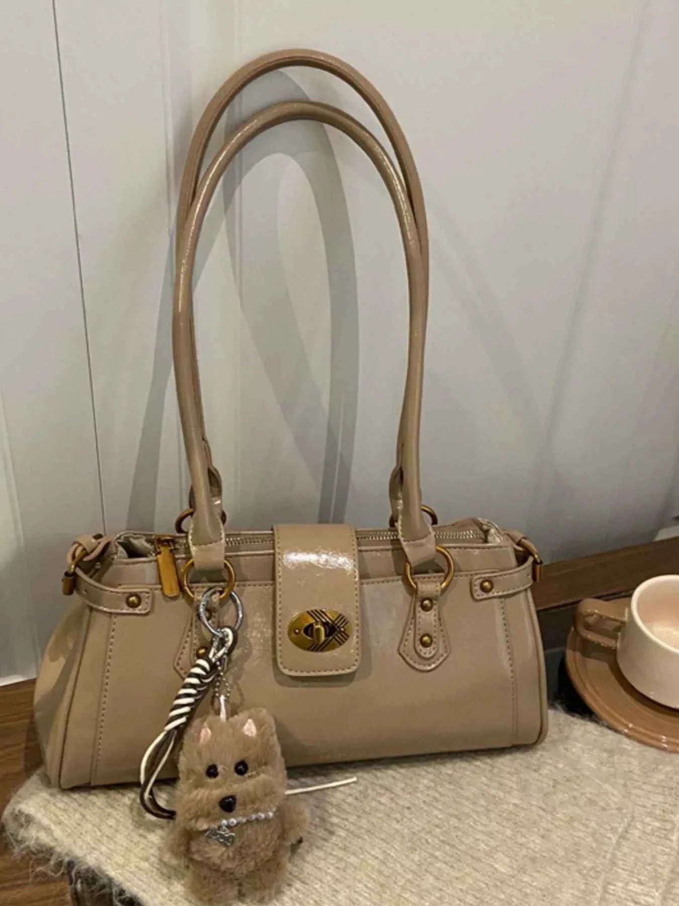 PU Leather Shoulder Bag