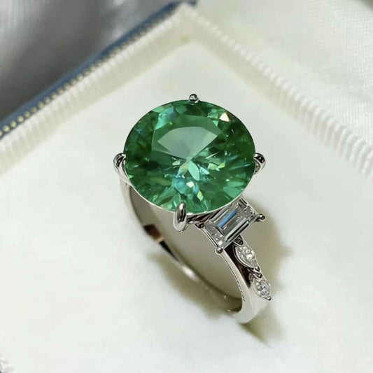 8 Carat Moissanite 925 Sterling Silver Ring