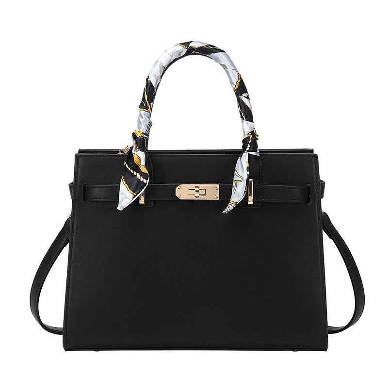 Top Handle Leather Handbag