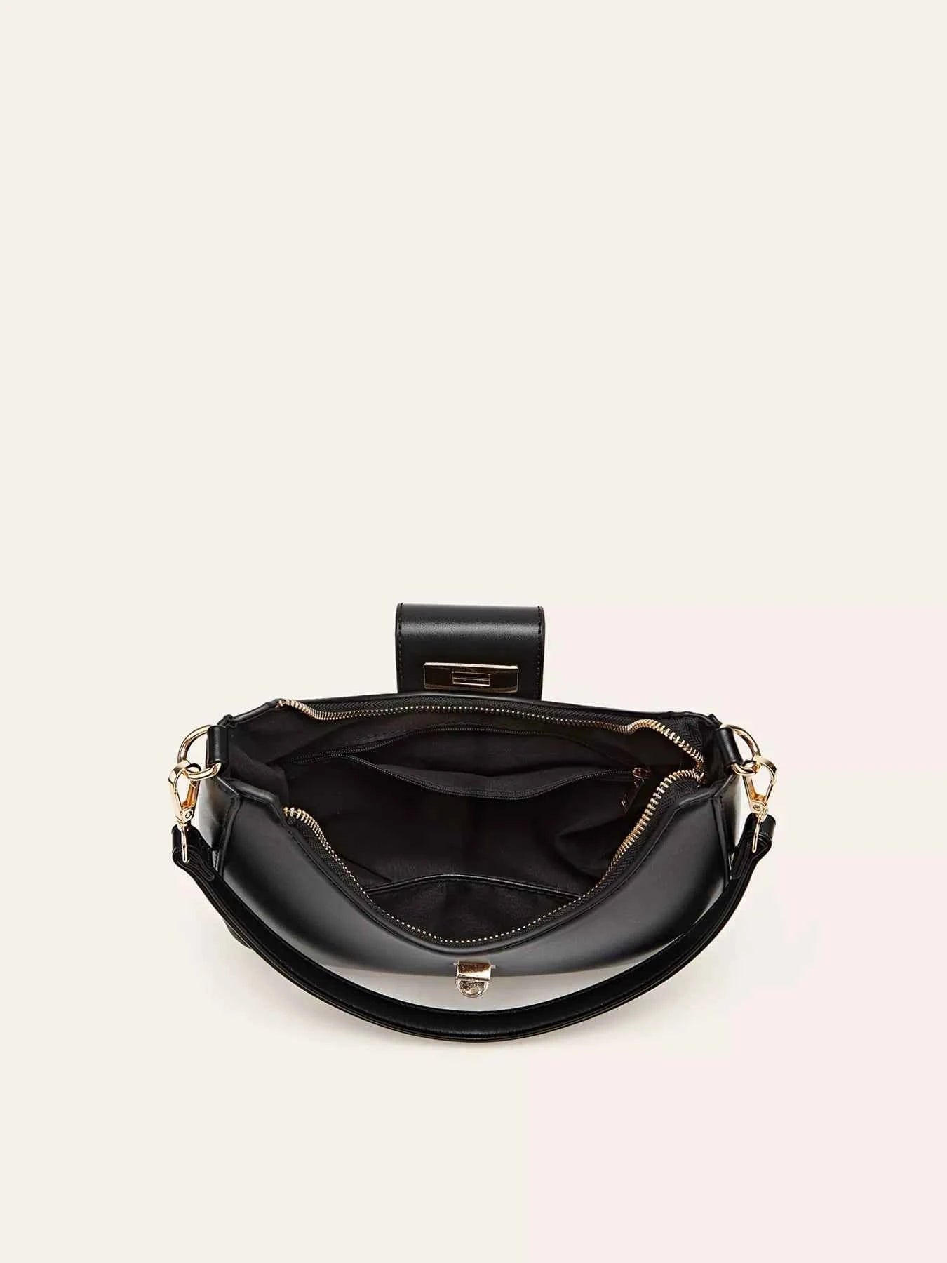 Buckle Closure Shoulder Bag