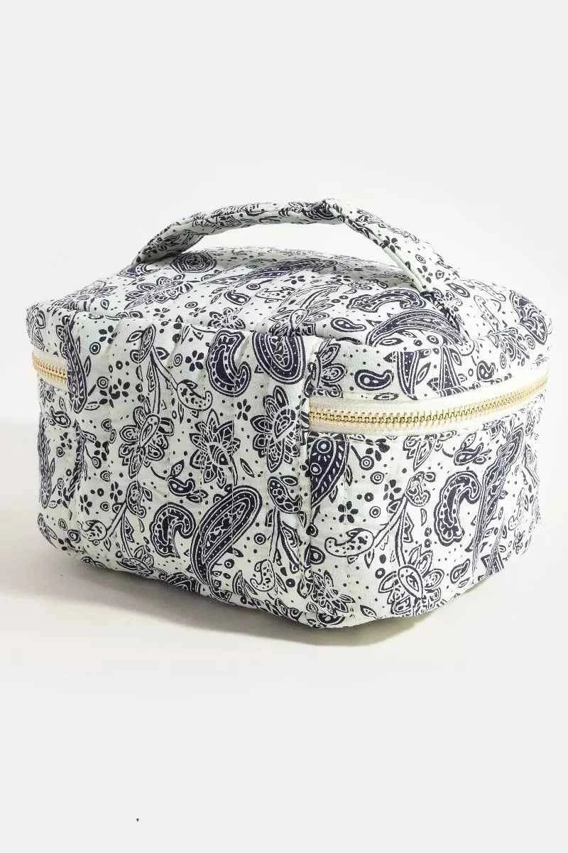 Fame Paisley Pattern Makeup Case Cosmetic Bag
