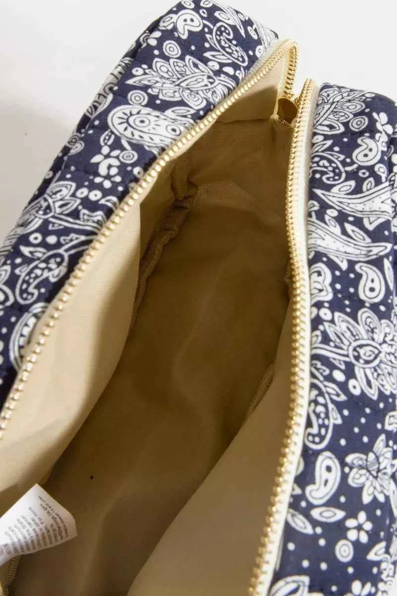 Fame Paisley Pattern Cosmetic Bag