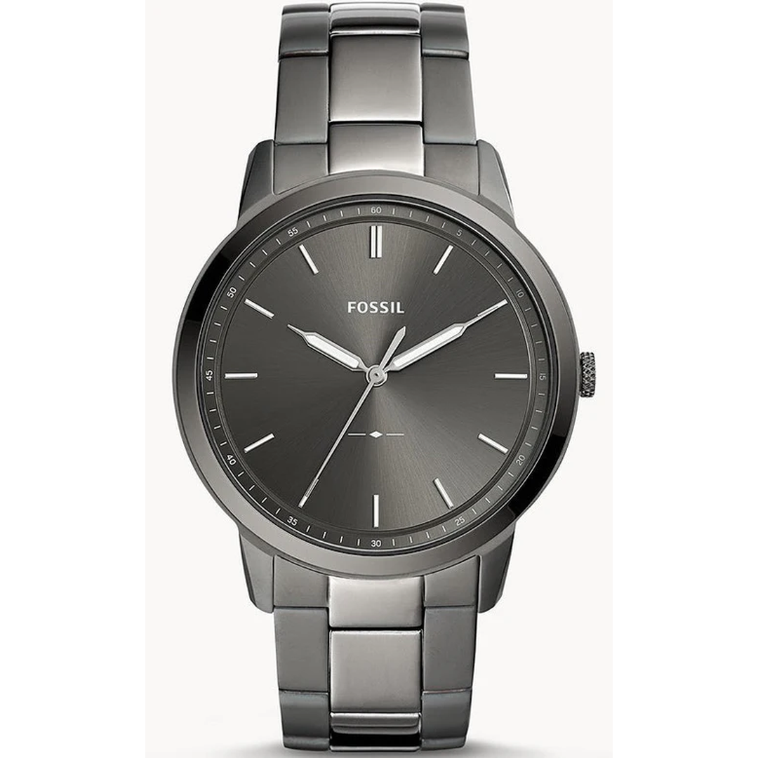 Fossil Watch The Minimalist Three Hand Smoke Mens Fs5459 -korean beauty