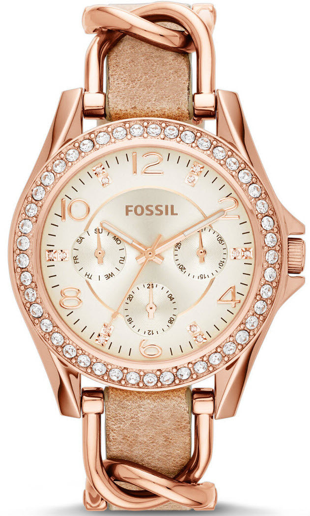 Fossil Watch Riley Ladies Es3466 Fs 087 -korean beauty