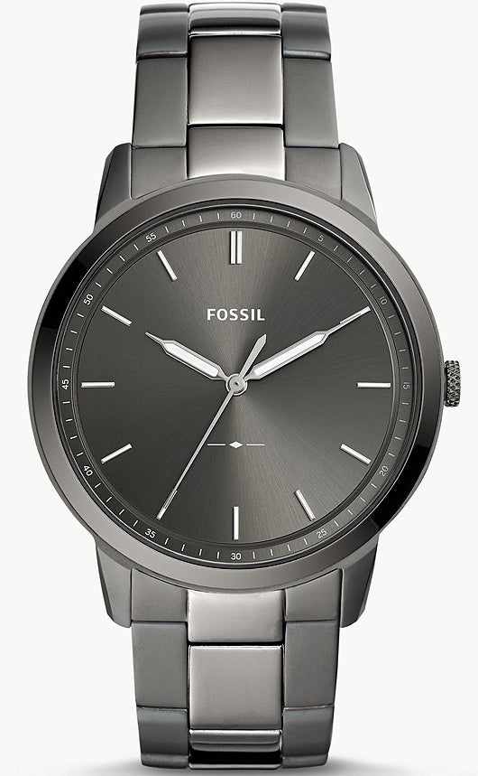 Fossil Watch The Minimalist Three Hand Smoke Mens Fs5459 -korean beauty
