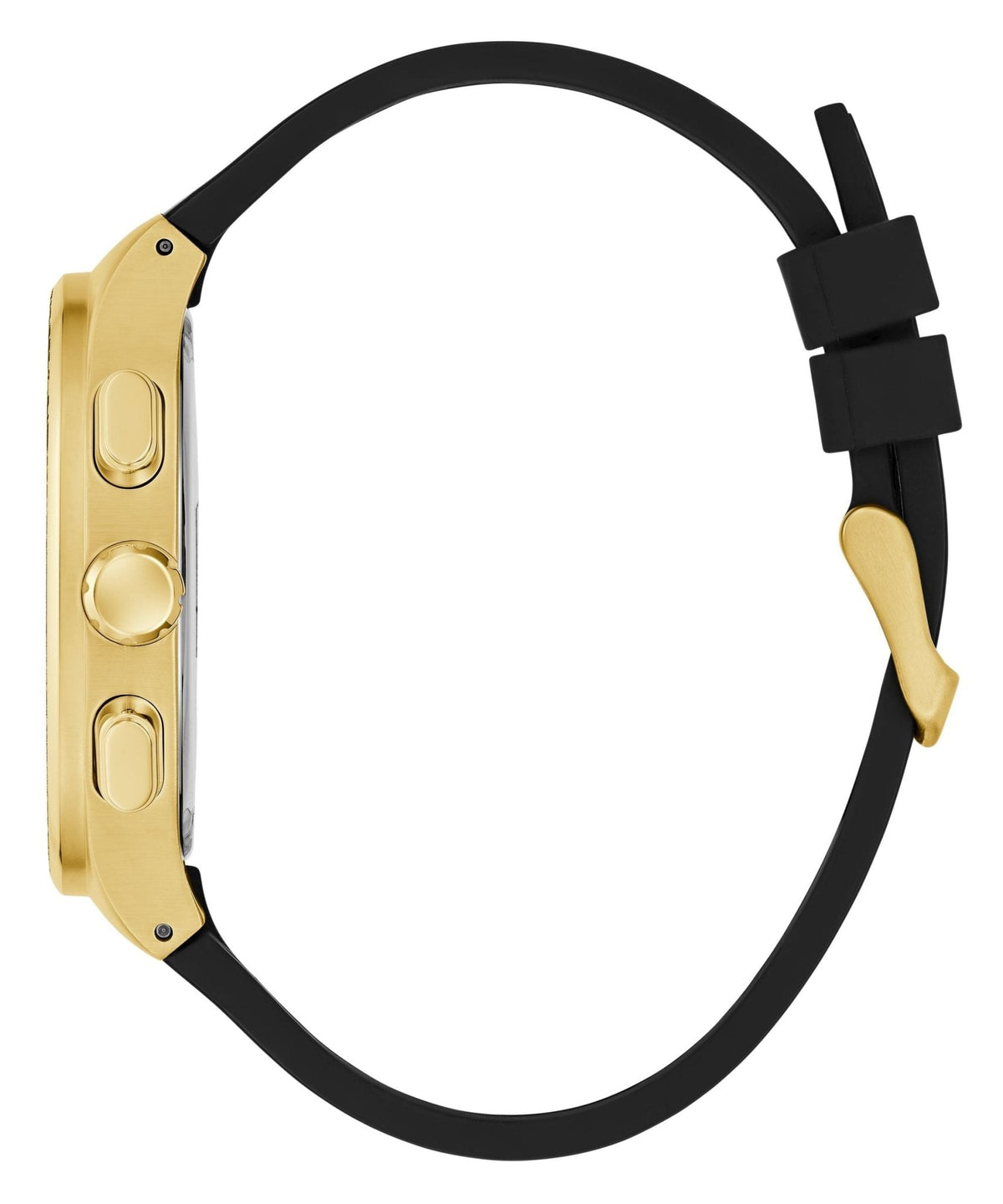 Gents Catrin Gold Tone Silicone Watch Gw0784g1 -korean beauty