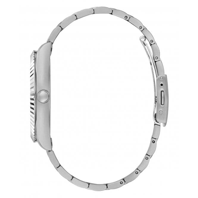 Guess Watches Gents Connoisseur Stainless Steel Silver Watch Gw0265g7 -korean beauty