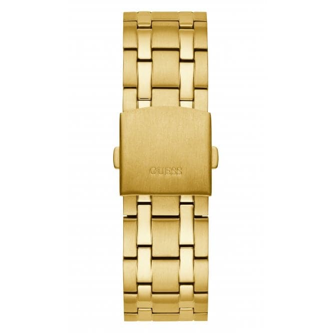 Guess Watches Gents Continental Gold Tone Watch Gw0260g4 -korean beauty