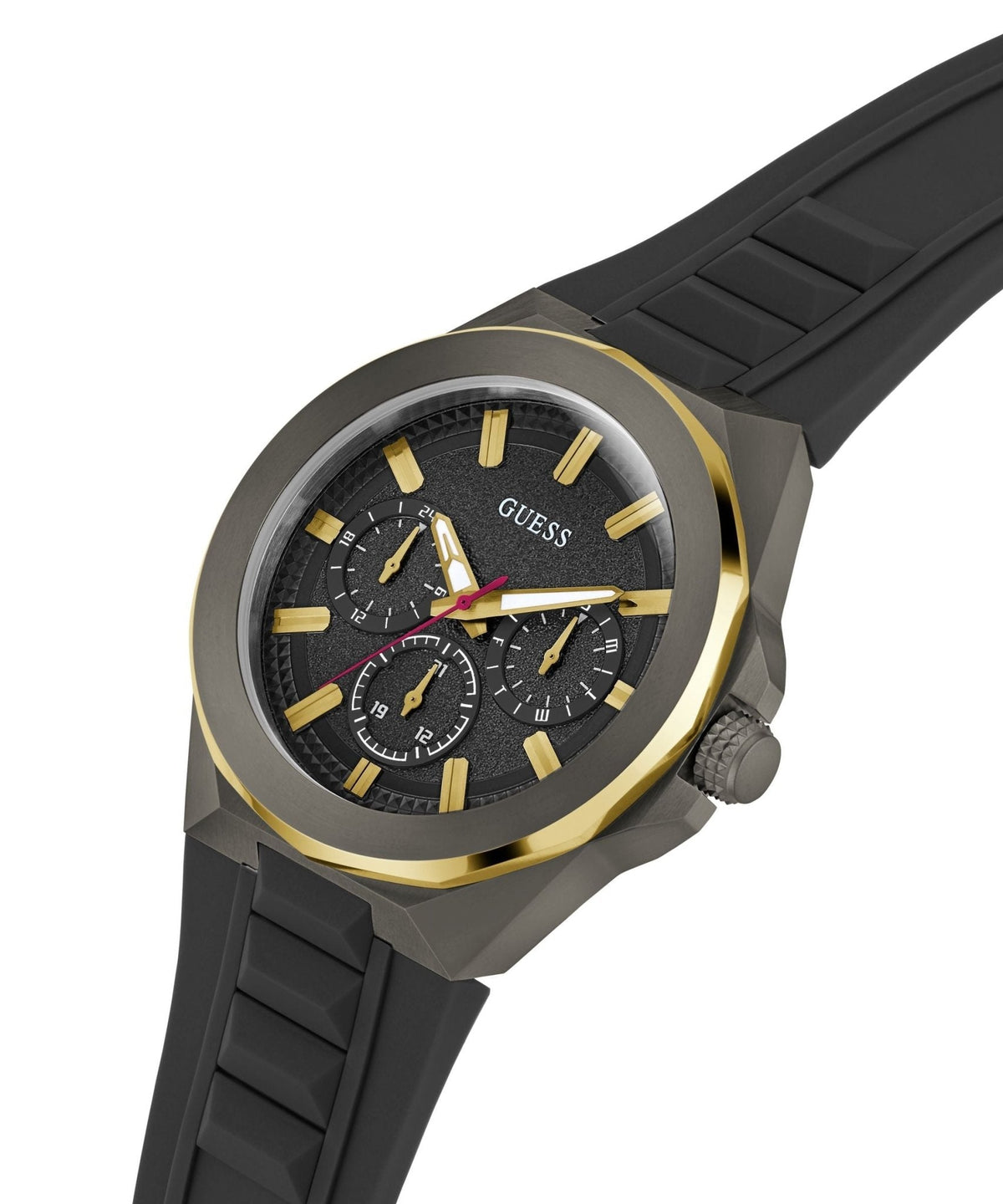 Gents Dashboard Two Tone Silicone Watch Gw0799g1 -korean beauty