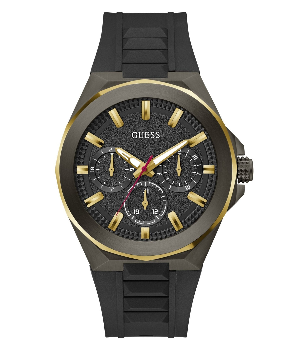 Gents Dashboard Two Tone Silicone Watch Gw0799g1 -korean beauty