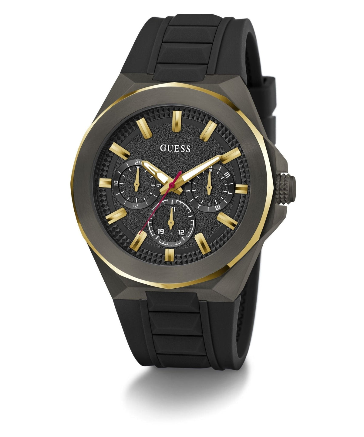 Gents Dashboard Two Tone Silicone Watch Gw0799g1 -korean beauty