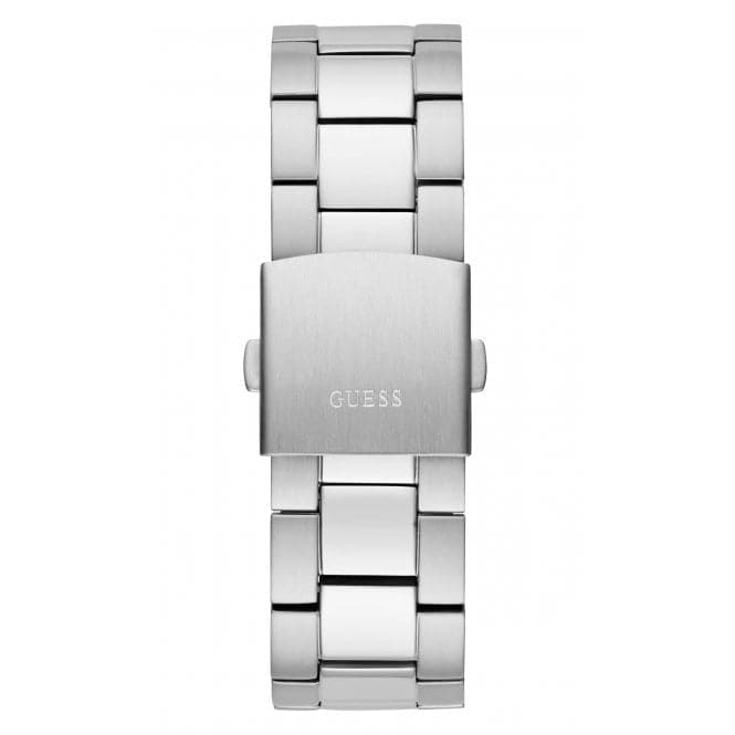 Guess Watches Gents Edge Stainless Steel Silver Watch Gw0539g1 -korean beauty