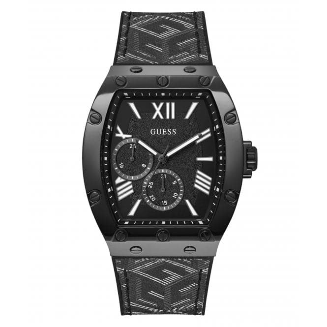 Guess Watches Gents Falcon Black Watch Gw0645g2 -korean beauty
