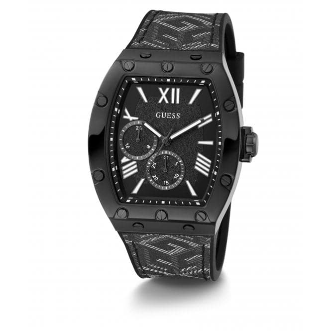 Guess Watches Gents Falcon Black Watch Gw0645g2 -korean beauty