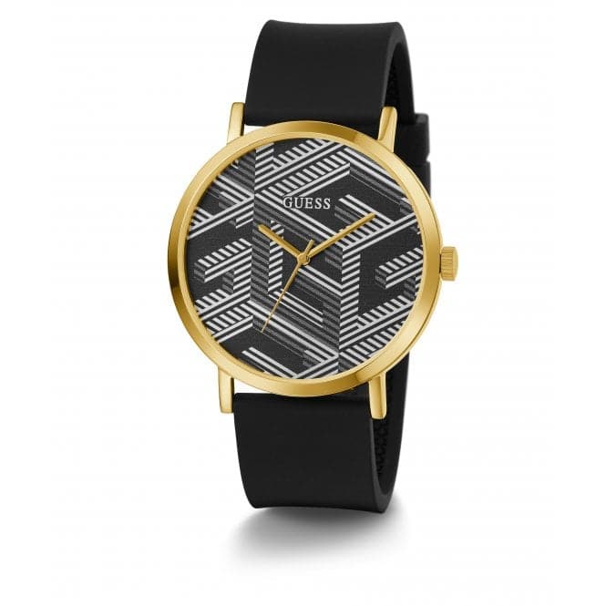 Guess Watches Gents G Bossed Gold Tone Watch Gw0625g2 -korean beauty