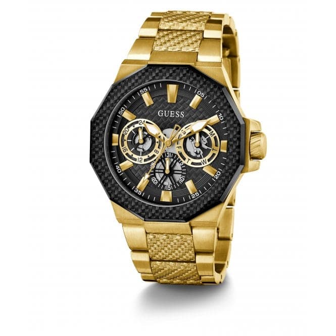 Guess Watches Gents Indy 2 Tone Watch Gw0636g2 -korean beauty