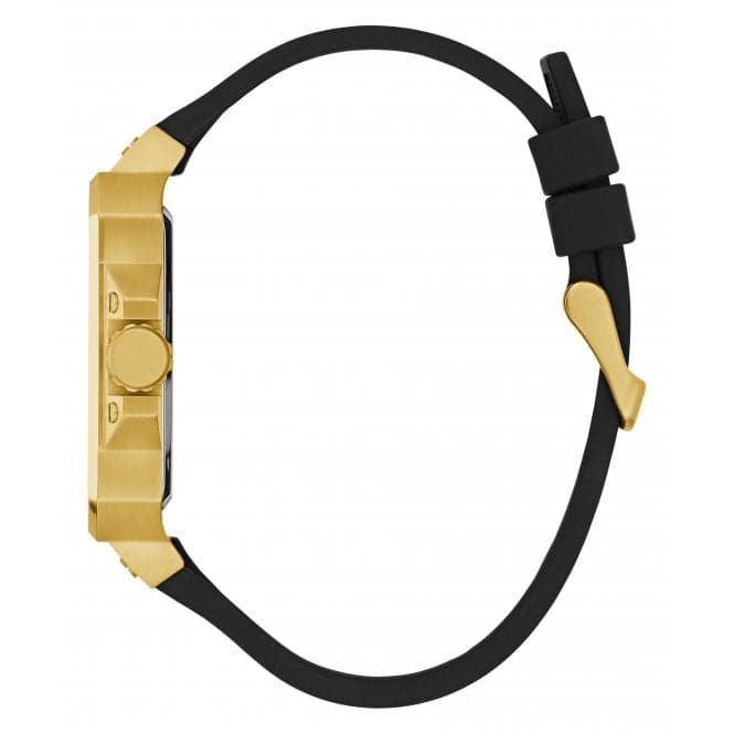 Guess Watches Gents Leo Gold Tone Watch Gw0637g2 -korean beauty