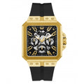 Guess Watches Gents Leo Gold Tone Watch Gw0637g2 -korean beauty