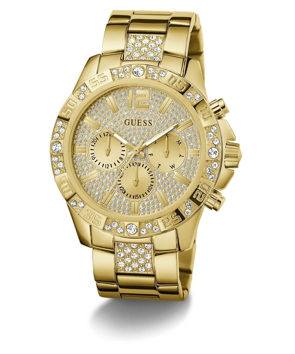 Gents Majestic Gold Tone Stainless Steel Watch Gw0796g2 -korean beauty