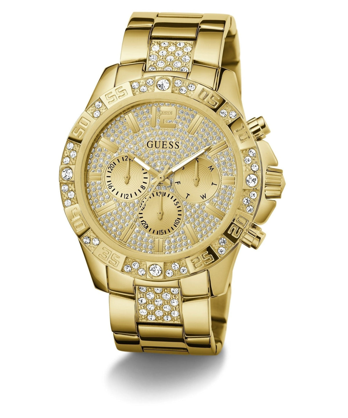Gents Majestic Gold Tone Stainless Steel Watch Gw0796g2 -korean beauty