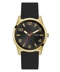 Gents Monte Gold Tone Silicone Watch Gw0805g2 -korean beauty