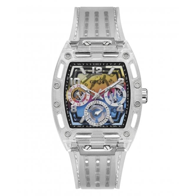Guess Watches Gents Phoenix Clear Watch Gw0499g3 -korean beauty