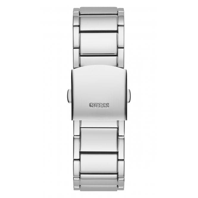 Guess Watches Gents Phoenix Stainless Steel Silver Watch Gw0094g1 -korean beauty