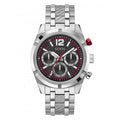 Guess Gent Resistance Silver Tone Watch Gw0714g1 -korean beauty