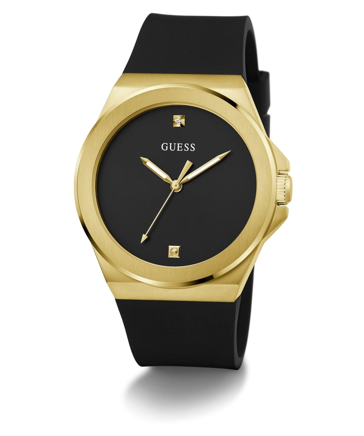 Gents Vinyl Gold Tone Silicone Watch Gw0790g1 -korean beauty