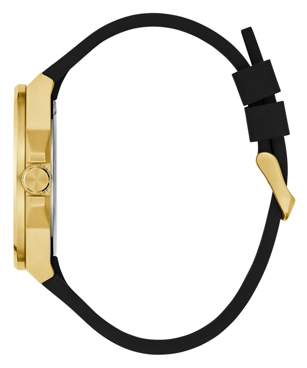 Gents Vinyl Gold Tone Silicone Watch Gw0790g1 -korean beauty