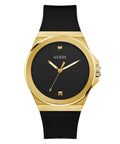 Gents Vinyl Gold Tone Silicone Watch Gw0790g1 -korean beauty