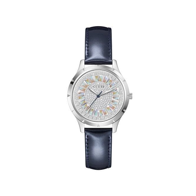 Guess Ladies Silver Stainless Steel Watch Gw0299l1 -korean beauty