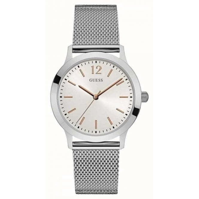 Guess Gents Mesh Bracelet Watch W0921g1 -korean beauty
