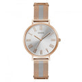Guess Watches Guess Ladies Rose Gold Two Tone Mesh Bracelet Watch W1155l4 -korean beauty