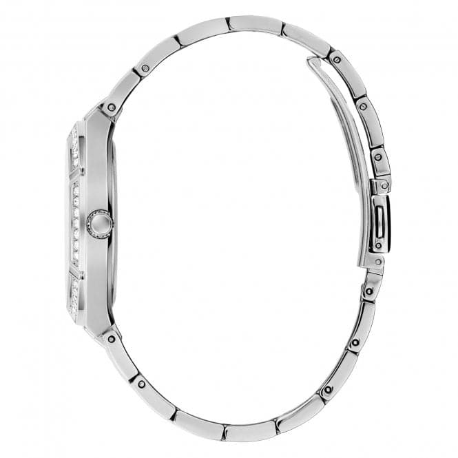 Guess Watches Ladies Sport Stainless Steel Silver Watch Gw0033l1 -korean beauty