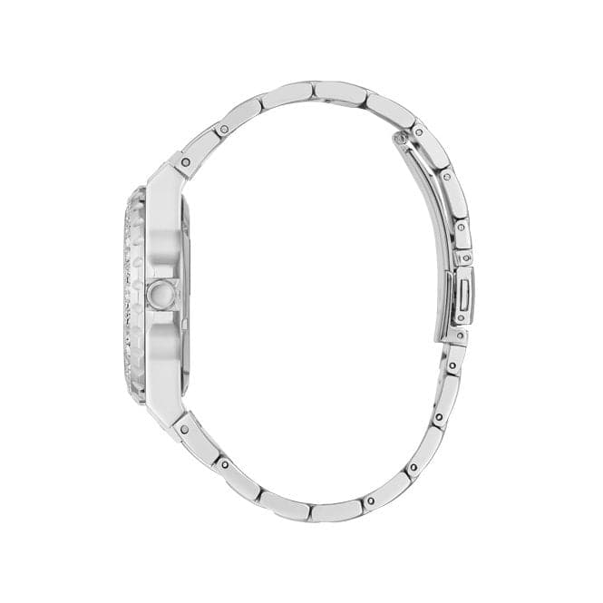 Guess Watches Reveal Ladies Trend Silver Stainless Steel Watch Gw0302l1 -korean beauty