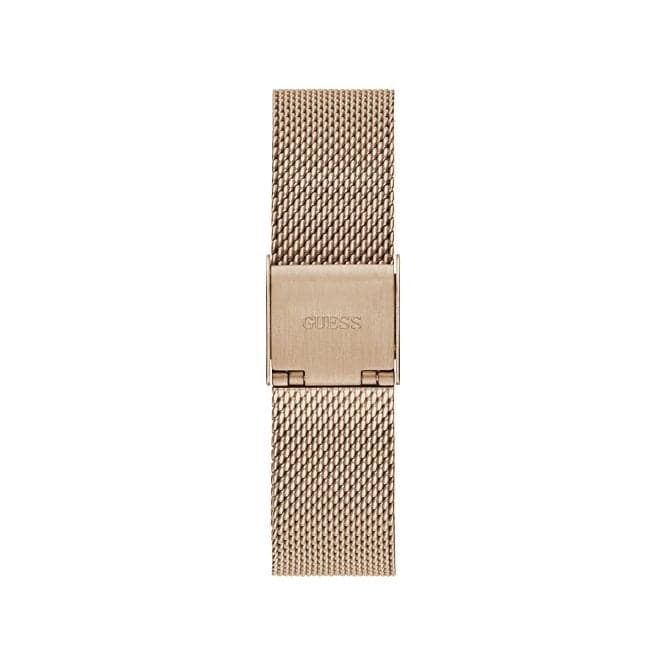 Guess Watches Tapestry Ladies Trend Rose Gold Stainless Steel Watch Gw0354l3 -korean beauty