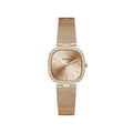 Guess Watches Tapestry Ladies Trend Rose Gold Stainless Steel Watch Gw0354l3 -korean beauty